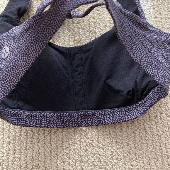 LULULEMON Free to Be Serene Bra Disperse Dusky Strappy Light Support Size 4 EUC - Picture 9 of 9